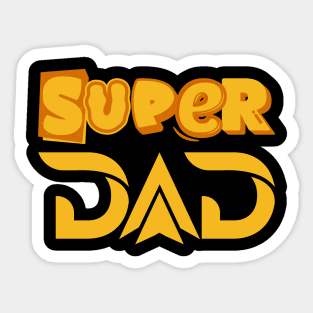 Super Dad Father's Day Gift by Poveste Sticker